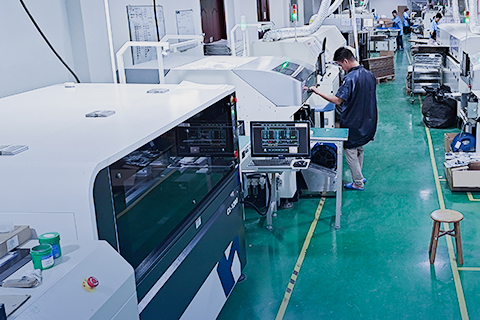 Inside look at Hago Group's stamping factory showcasing state-of-the-art stamping production lines used for creating precise stamping dies.